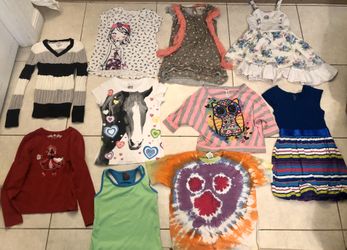 Lovely Lot for Girls with dress, shirts.. size 7/8