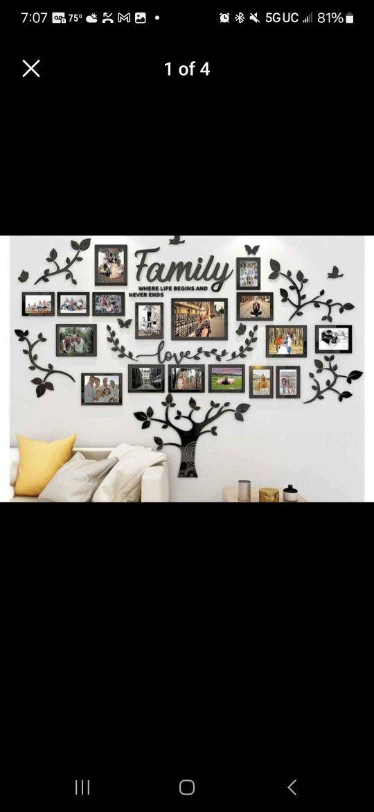 Family Tree 3 D Wall Decoration 