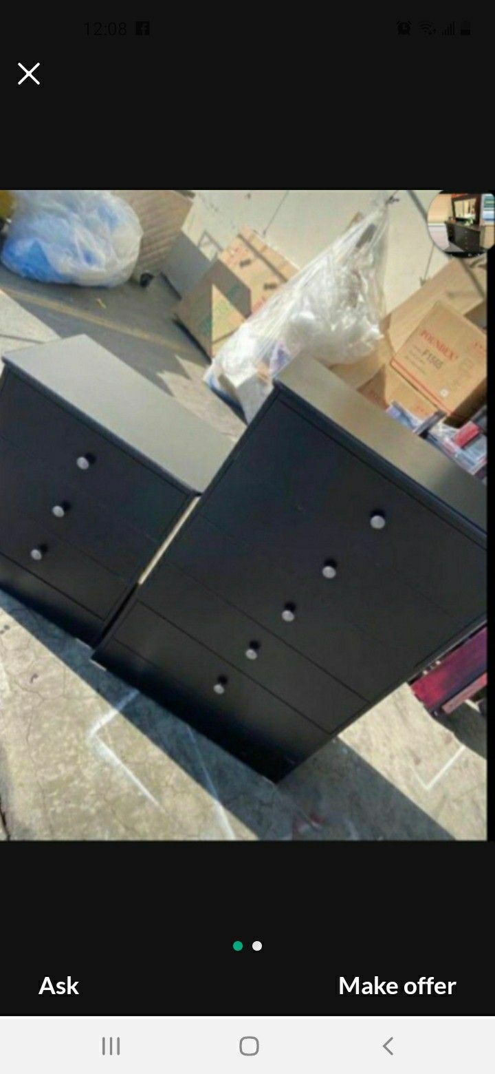 DRESSER AND MATCHING NIGHT STAND