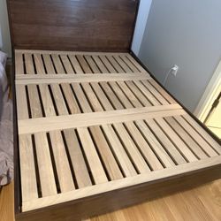 queen size platform bed frame