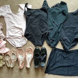 Kids leotards Tights Skirt Ballet Shoes & Tap Shoes $5 ea
