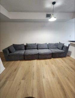 grey modular couch
