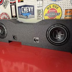 Car Audio-Memphis Amp/2-10” Memphis Subs/Box