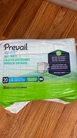 Prevail Nu-Fit Daily Briefs Large 20 Count