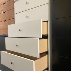 Five Drawers Dresser Rails 