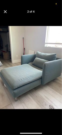 Over chaise lounger chair