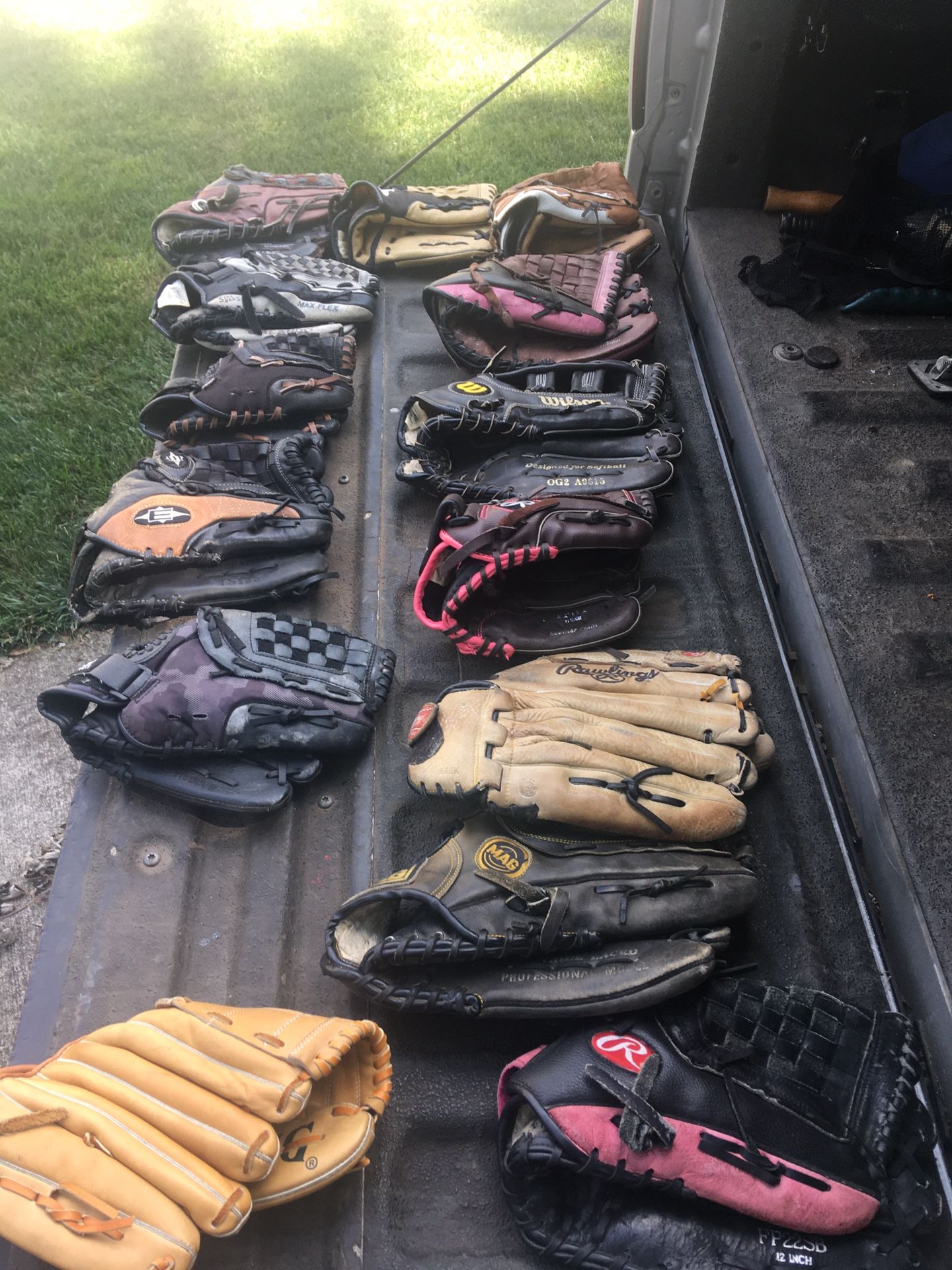 Baseball & Softball Gloves $25 Each