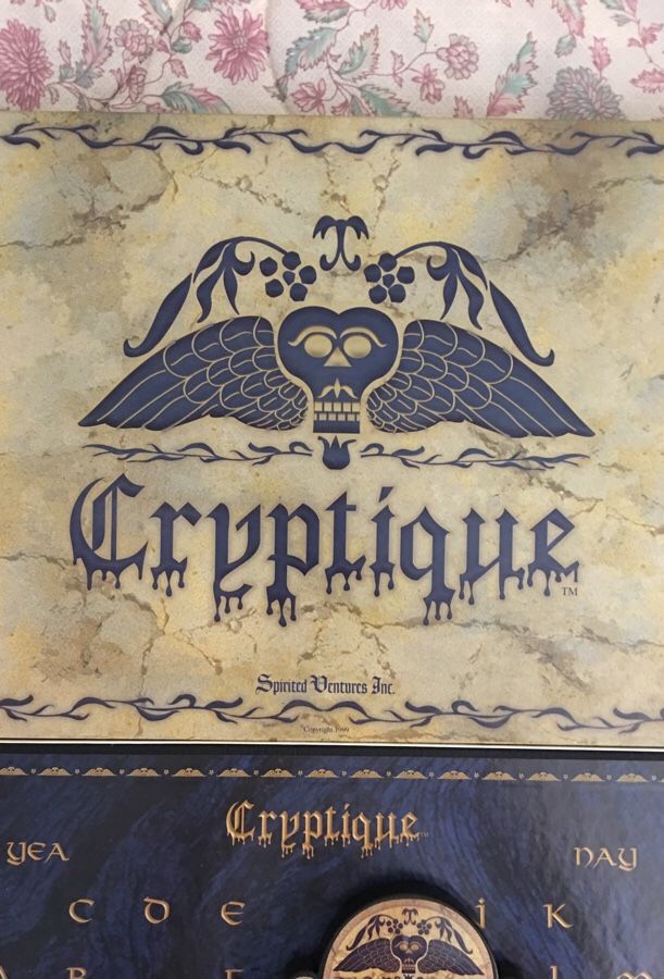 Rare Cryptique Ouija Board EUC
