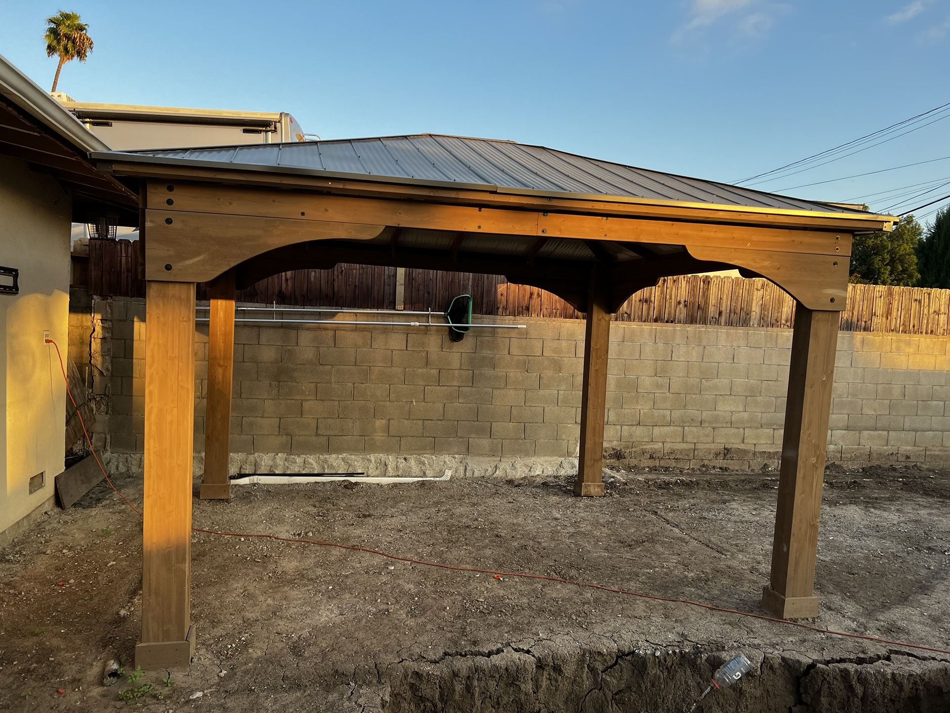 Yardistry 12’ x 14’ Grand Gazebo with Aluminum Roof for Sale in La