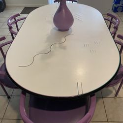 Purple Retro Kitchen Table 