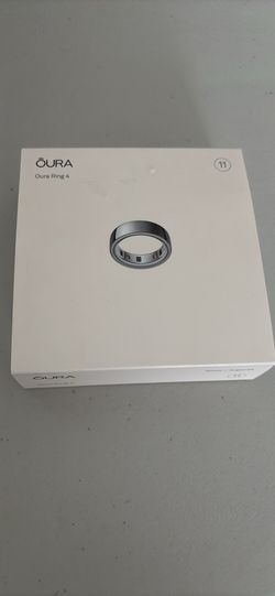 Oura Ring 4 (Size 11) Silver Set