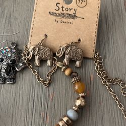 Elephant Jewelry Set