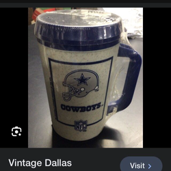 Vintage Cowboys Aladdin coffee mug