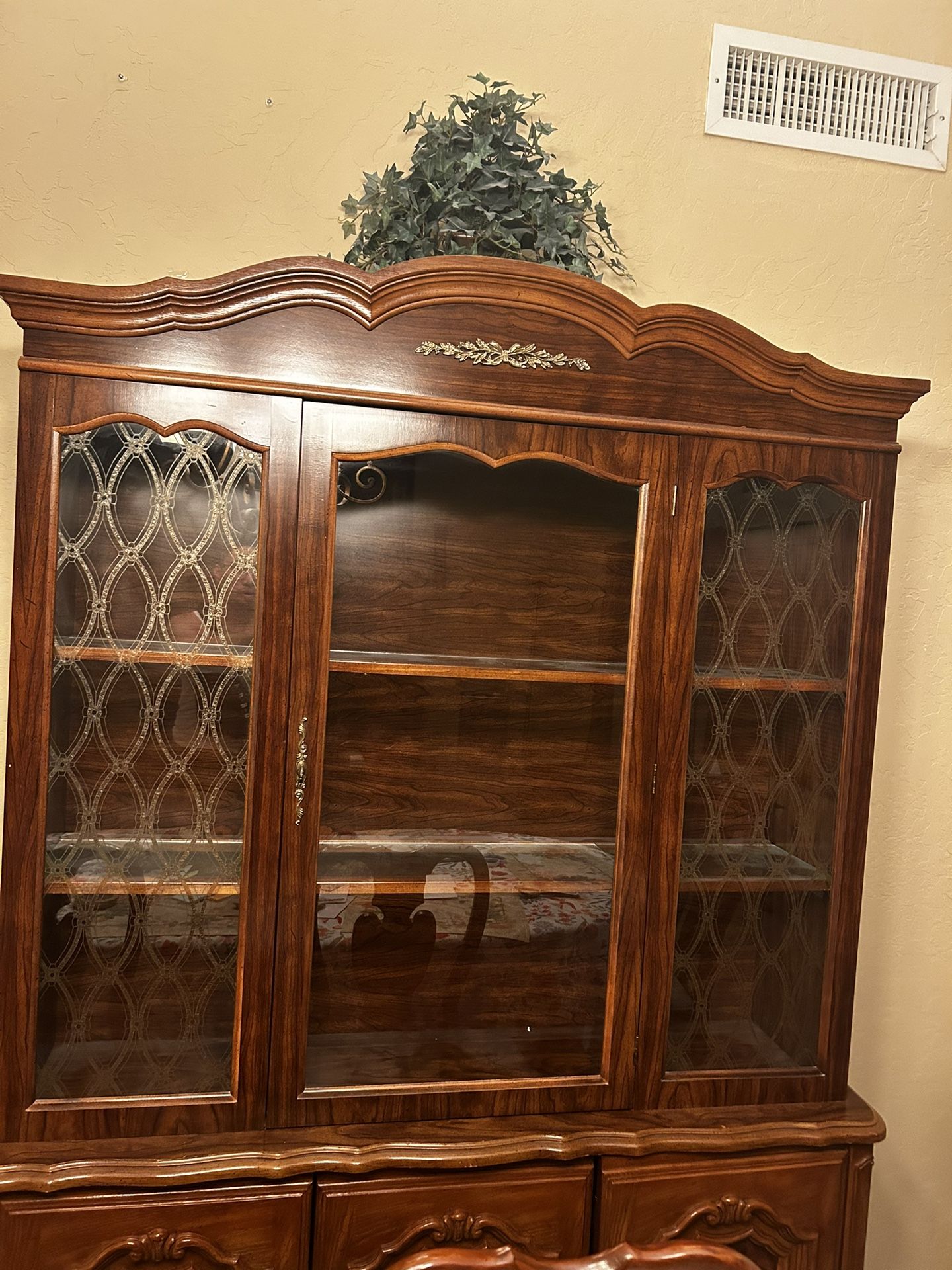 China Cabinet with cherry finish
