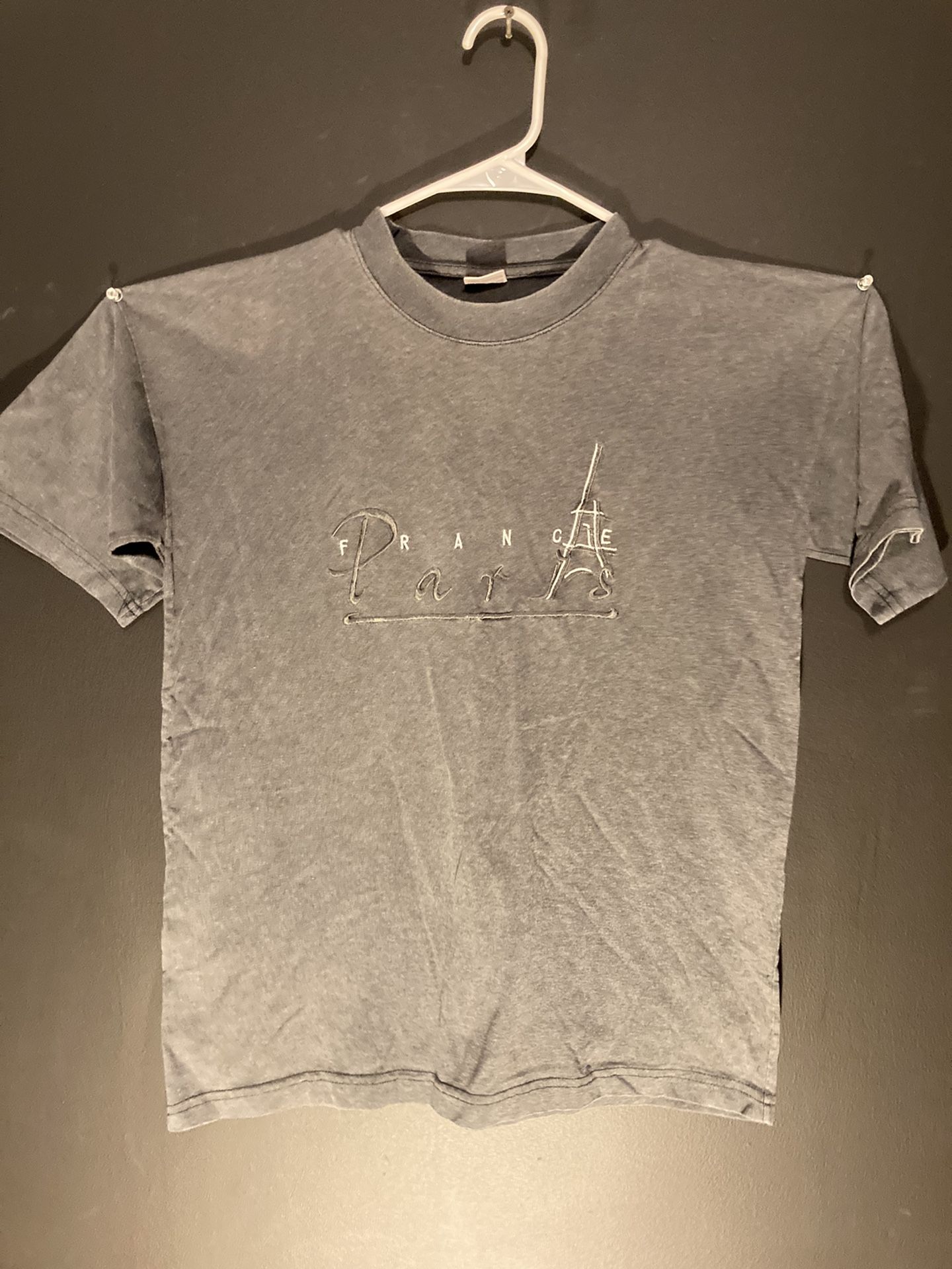 Vintage 90s Paris France Shirt Eiffel Mens Small