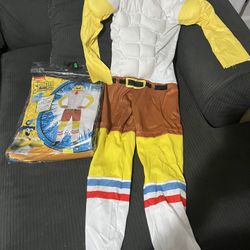 Sponge Bob Halloween Costume-Size Medium