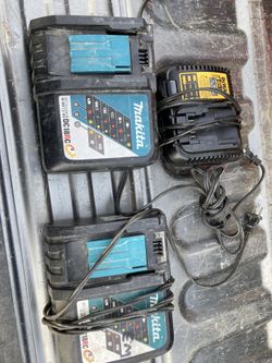 Makita & Dewalt Chargers