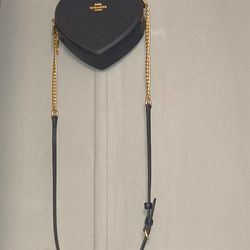 Coach heart shaped purse