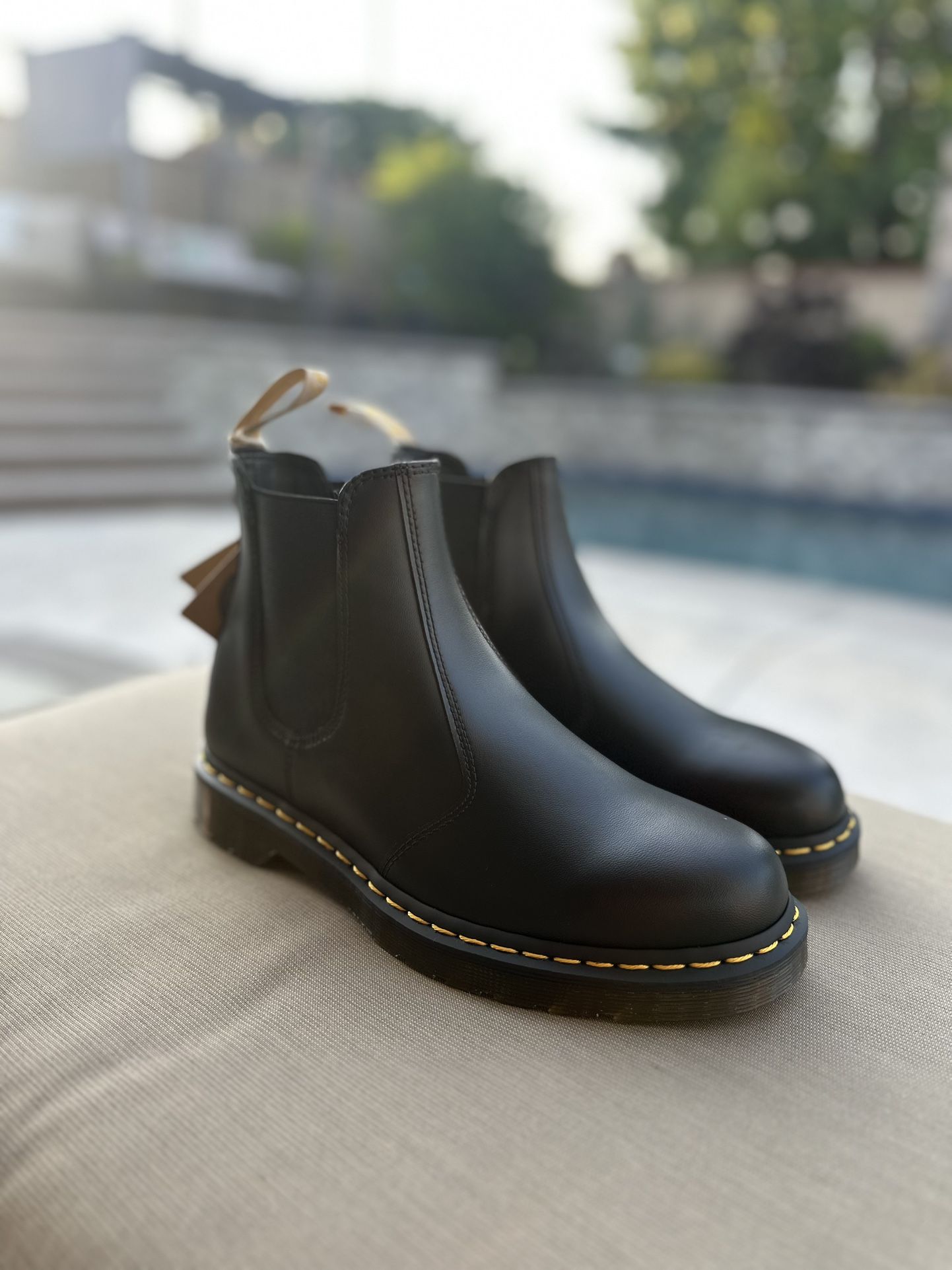 Dr. Martens Vegan 2976 Boots - Black - US 10