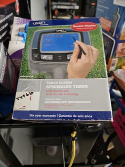 New Orbit Sprinkler Controller Touch Screen