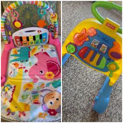 Fisher price kick n play piano & Musical Activity Walker