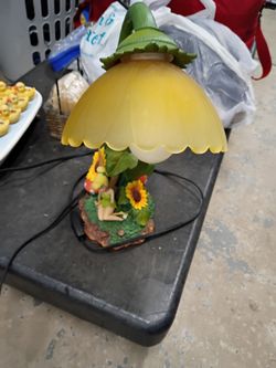 VERY RARE VINTAGE TINKERBELL LAMP WILL NOT FIND ANOTHER LIKE IT