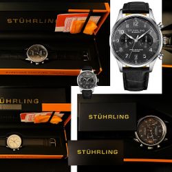 STUHRLING ORIGINAL QUARTZ // 4012.2, New In Box W/warranty Card ( 2 Year Manufacturer Warranty)