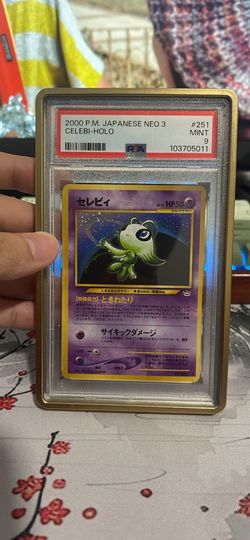 CELEBI POKEMON (contact info removed) NEO 3 HOLO JAPANESE PSA 9