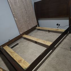 Queen Size Sleigh Bed Frame
(NO Mattress)... $200