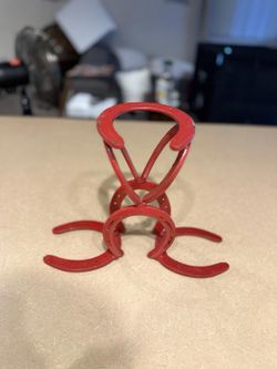One Of A Kind Horse Shoe Tabel/Stand/Stool