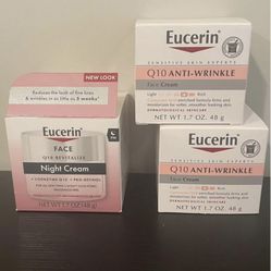 eucerin facial  cream  $30