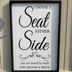 Wedding signs