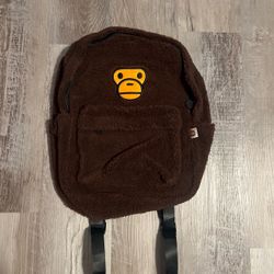 Bape Brown Large Backpack
