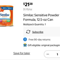 New Formula Sealed