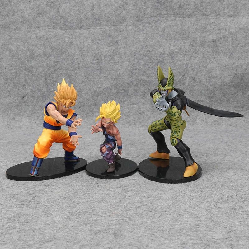 Anime Dragon Ball Z Action Figure Gohan Collectible Model Toy Dramatic Showcase Figure Toys 5in