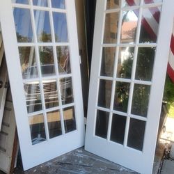 30x80 Solid Wood Door Like New. For Greenhouse , Office Door. Back Door. 