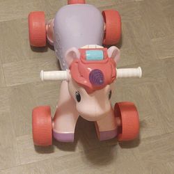 Unicorn Ride On Toy For Toddler Girl