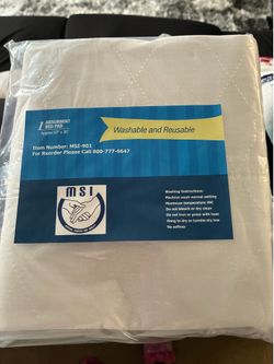 Bed reusable pads $5 each pack