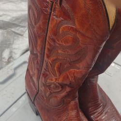 "Dan Post" Lizard Skin Boots Cowboy Style Size 10.5 D