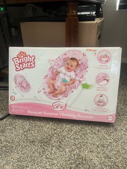 Bright Starts Boquet Surprise Vibrating Baby Bouncer