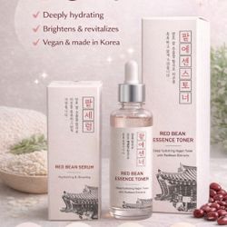 Red Bean Skincare Kit | Vegan K-Beauty Duo | Hydrating Glow | New