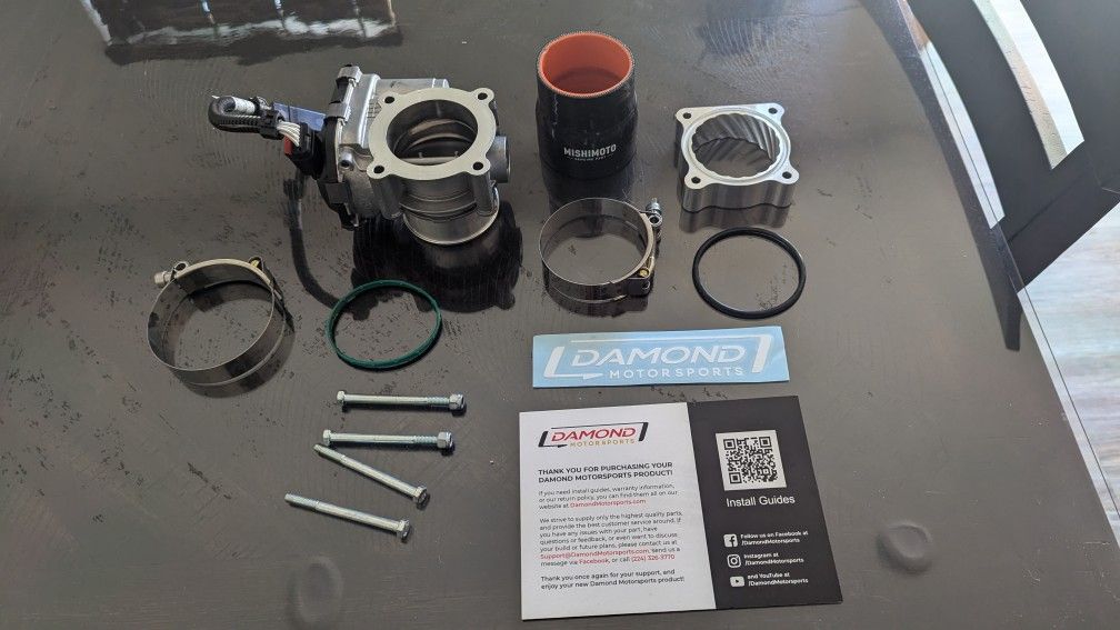 Focus ST 63mm Throttle Body And Steeda Spacer - Great Condition!