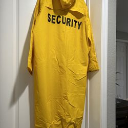 Security Jacket Raincoat $20