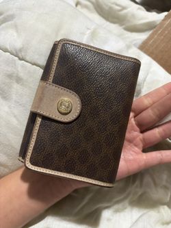 CELINE Bifold Wallet leather Brown