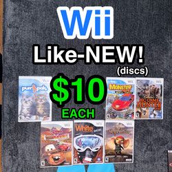 🎮 $10 Like-NEW Wii Games (discs)