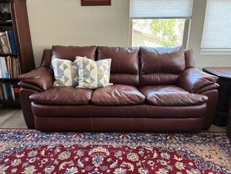 leather sofa and loveseat