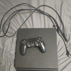 Ps4 with controller and cables