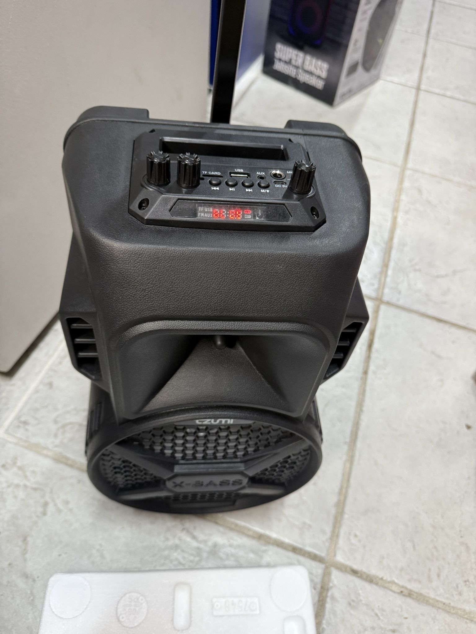 Tzumi Megabass LED Jobsite Speaker