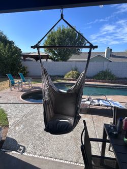 Porch patio hanging swings/chairs