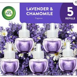 Air Wick Plug-In Scented Oil Air Freshener Lavender and Chamomile 16 Count No Box